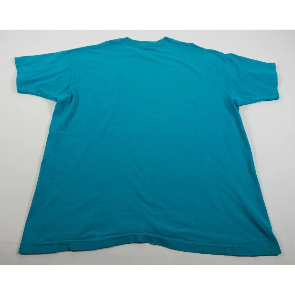 Guess T-Shirt Mens XL Teal Guess Paris Vintage 80s Single Stitch Graphic Tee - Picture 2 of 9